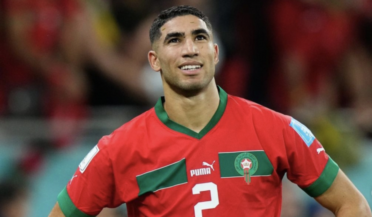 Moroccan Achraf Hakimi Describes World Cup Participation as Unique